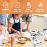 Stainless Steel Pasta Maker with 9 Thickness Settings