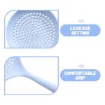 Silicone Slotted Spoon Strainer for Cooking Pasta