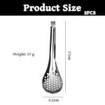 Stainless Steel Slotted Spoons for Pasta and Eggs