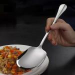 Extra Large Stainless Steel Serving Spoon - 10.04 Inches