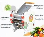 Electric Pasta Maker with Dough Press and Roller