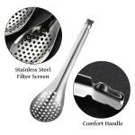 Stainless Steel Slotted Spoons for Pasta and Eggs