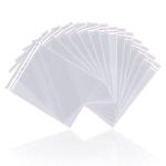 100 Clear Self-Adhesive Cello Bags for Displays