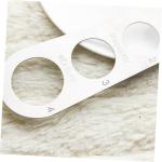 Toyvian 3-Piece Stainless Steel Pasta Measuring Tool