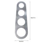 Fdit Stainless Steel Spaghetti Ruler for Perfect Portions
