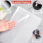Clear Self-Sealing Cellophane Bags for Treats, 100 Pack