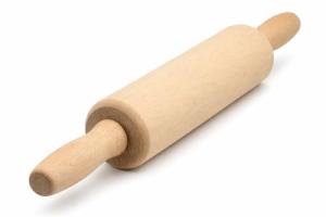 Beech Wood Rolling Pin with Smooth Handles