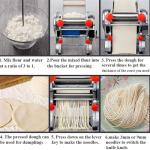 Automatic Electric Pasta Machine with Dough Roller