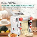 Electric Pasta Maker - 3-in-1 Roller & Cutter