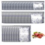 50Pcs Reusable Aluminum Foil Food Storage Bags