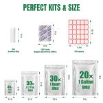 Mylar Food Storage Bags with Oxygen Absorbers