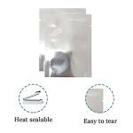 100 Pack Silver Mylar Heat Seal Food Storage Bags