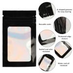 120 Pcs Resealable Metallic Foil Pouches