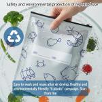 50Pcs Reusable Aluminum Foil Food Storage Bags