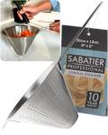 Sabatier Stainless Steel Conical Strainer with Handle