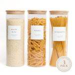 Large Airtight Glass Storage Jars for Pasta