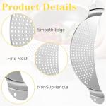 Stainless Steel Pot Strainer with Handle