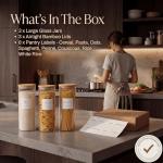 Large Airtight Glass Storage Jars for Pasta