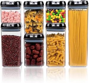 7pc Clear Airtight Storage Set for Pasta & Grains