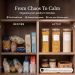 Large Airtight Glass Storage Jars for Pasta