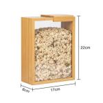 3-Piece Airtight Wooden Kitchen Storage Canisters