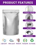 30-Pack Mylar Bags for Food Storage - 1 Gallon