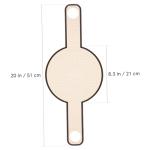 Brown Non-Stick Baking Mat with Long Handles