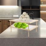 Double-Layer Pasta Drying Rack for Home Use