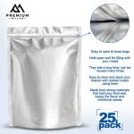 25 Extra Thick 1 Gallon Airtight Mylar Bags