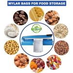 LinsKind 50 Mylar Bags with Oxygen Absorbers