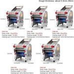 Electric Dough Roller and Noodle Cutter Machine