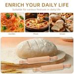 Mini Wooden Rolling Pins Set for Baking and Crafts