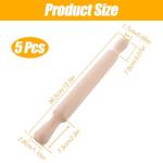 5-Piece Wooden Rolling Pin Set for Baking