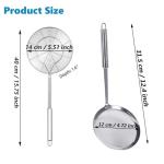 Aieraczy Stainless Steel Spider Strainer Skimmer Set