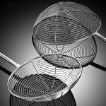 5.5 Inch Spider Strainer with Wooden Handle