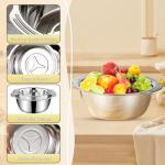 Stainless Steel Colander and Mixing Bowl Set