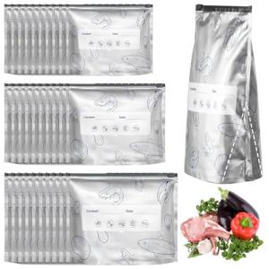 30PCS Reusable Aluminum Foil Freezer Bags Set