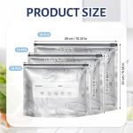 30PCS Reusable Aluminum Foil Freezer Bags Set