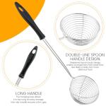 Stainless Steel Spider Strainer Spoon with Handle