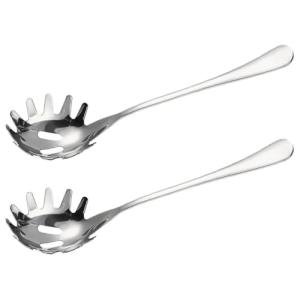 Stainless Steel Pasta Spoon Set with Teeth