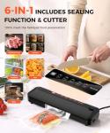 Compact 6-IN-1 Vacuum Sealer with Cutter