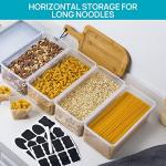 Vtopmart Airtight Pasta Storage Canisters - 4PCS Set