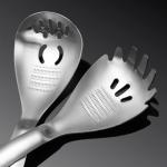 HEMOTON Stainless Steel Pasta Scoop and Server