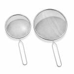 Stainless Steel Fine Mesh Strainer Set of 2