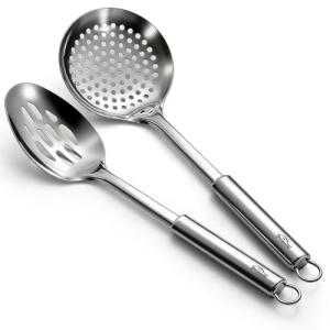 Berglander Stainless Steel Slotted Skimmer Spoon Set