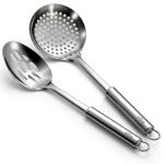 Berglander Stainless Steel Slotted Skimmer Spoon Set