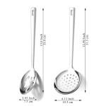 Berglander Stainless Steel Slotted Spoon Set 2 pcs
