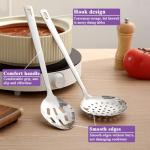 Berglander Stainless Steel Slotted Spoon Set 2 pcs