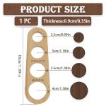 Wooden Spaghetti Measure Tool with Portion Control