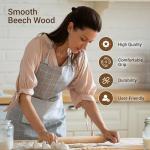 Dexam Beech Wood Rolling Pin 40cm for Baking